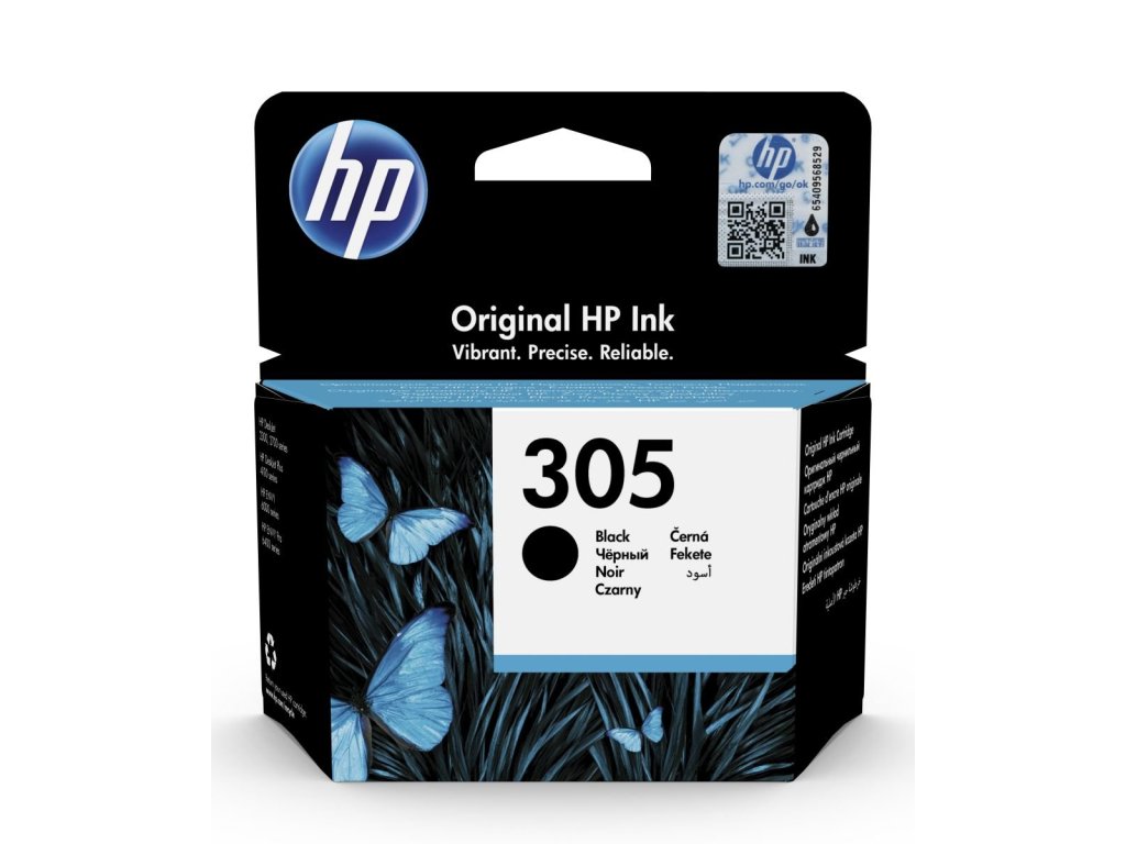 HP cartridge č. 305, black (3YM61AE)