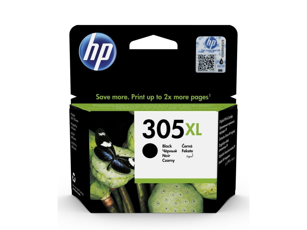 HP cartridge č. 305XL, black (3YM62AE)