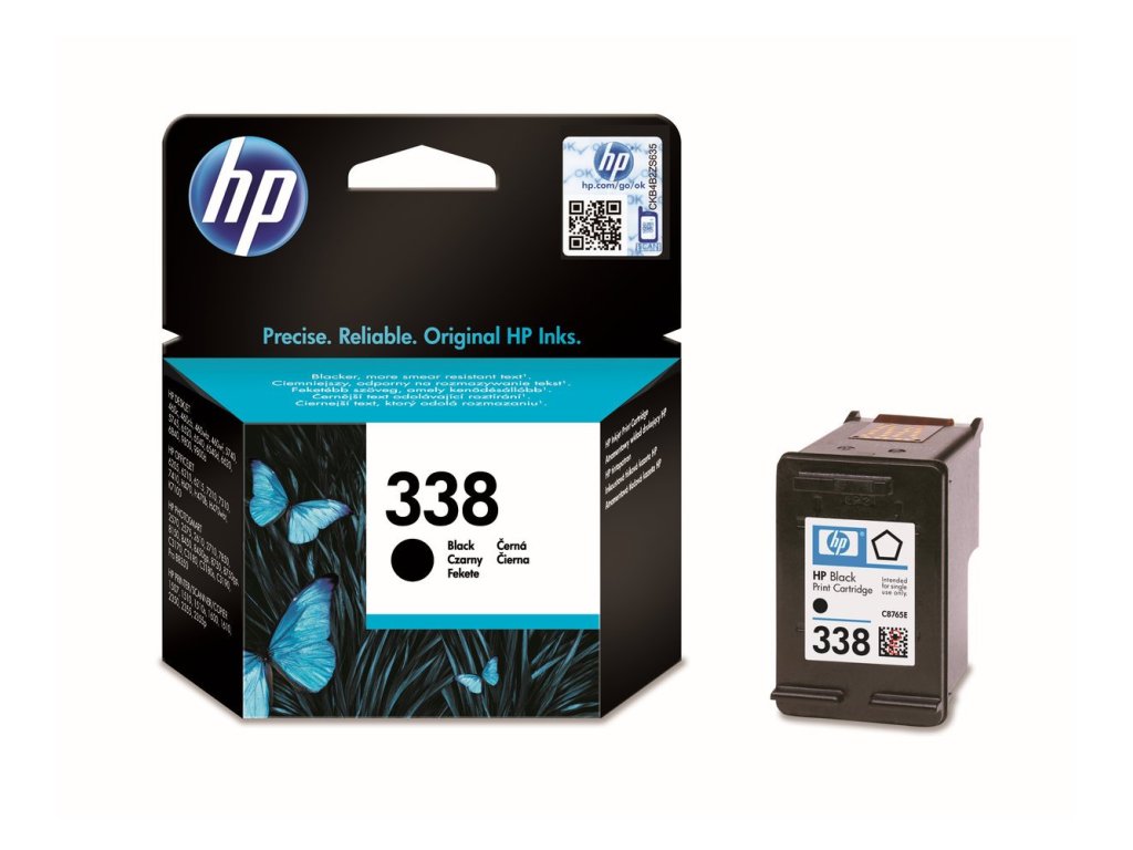 HP cartridge č. 338, black (C8765EE)