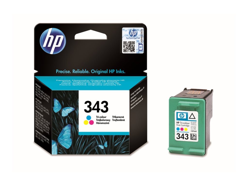 HP cartridge č. 343, CMY (C8766EE)