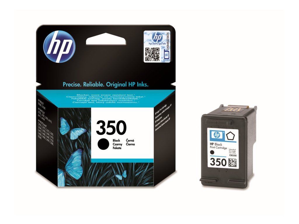 HP cartridge č. 350, black (CB335EE)