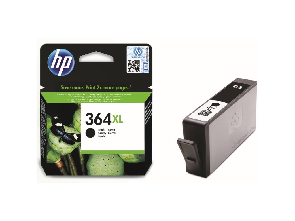 HP cartridge č. 364XL, black (CN684EE)