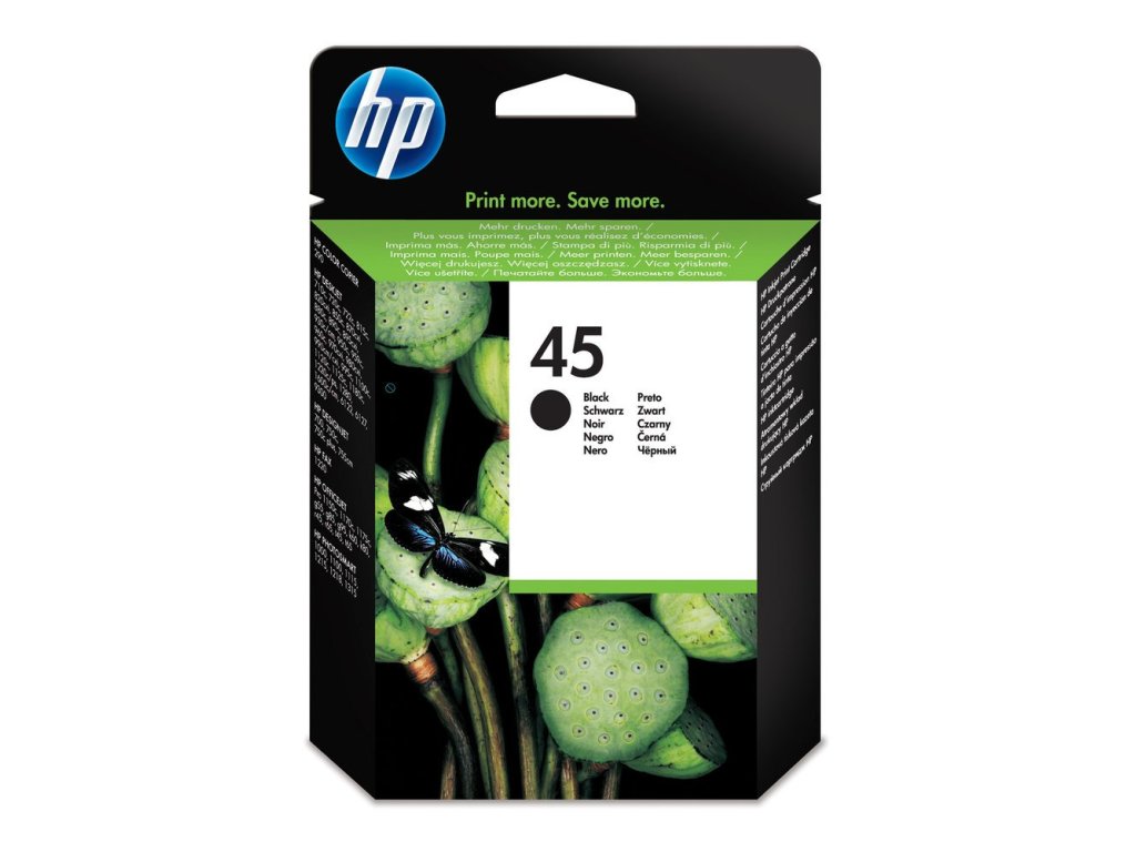 HP cartridge č. 45, black (51645AE)