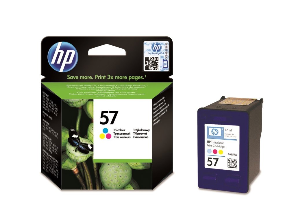 HP cartridge č. 57, CMY (C6657AE)