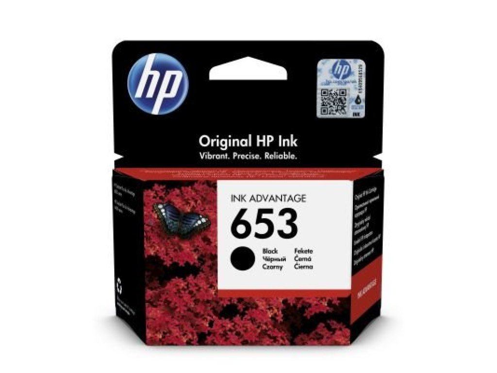 HP cartridge č. 653, Black (3YM75AE)