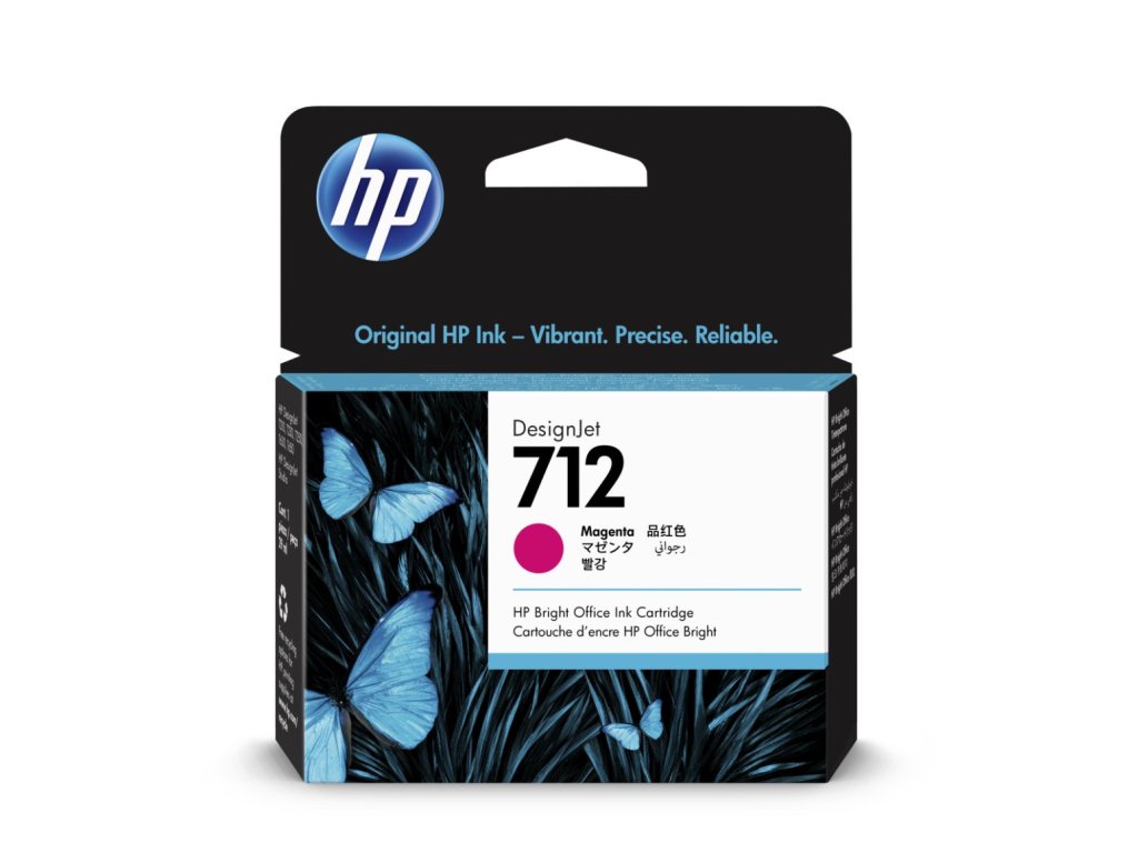 HP cartridge č. 712, magenta (3ED68A)