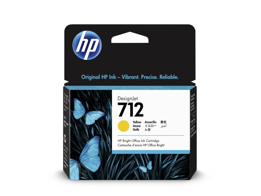 HP cartridge č. 712, yellow (3ED69A)