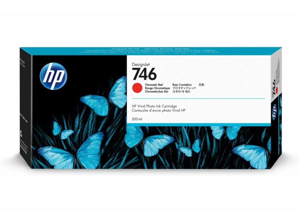 HP cartridge č. 746, chromatic red (P2V81A)