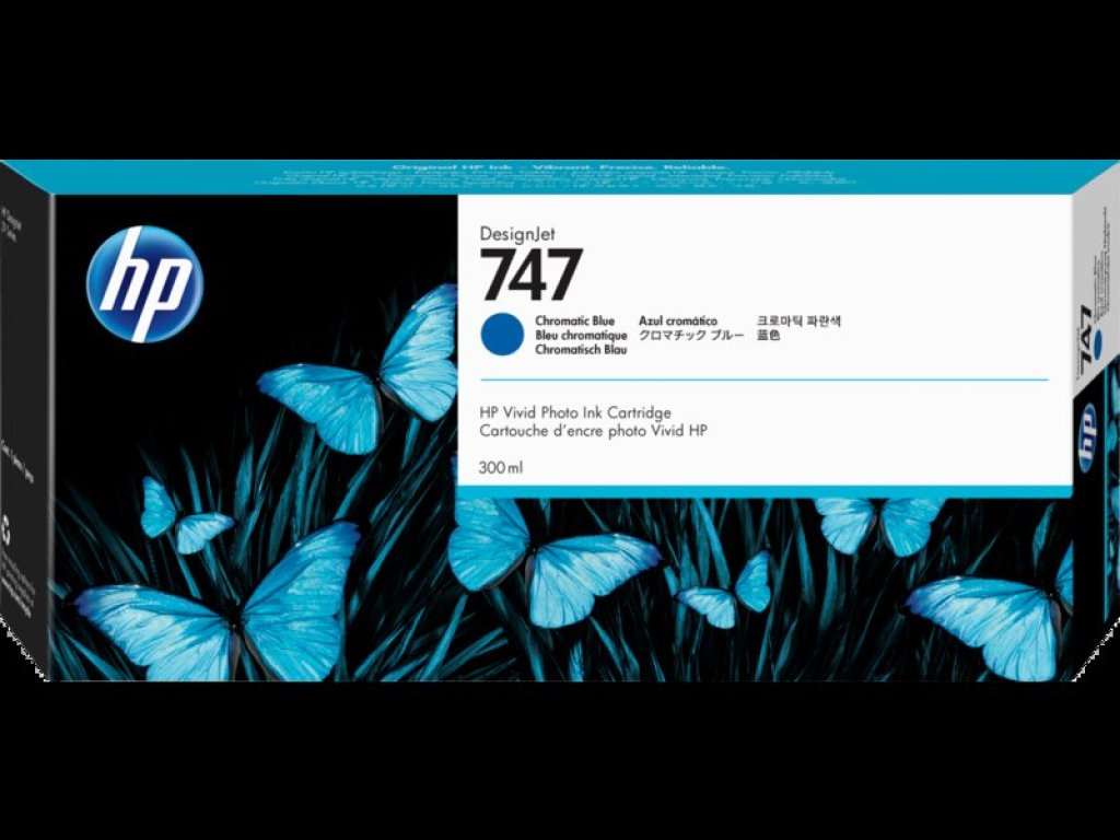 HP cartridge č. 747, chromatic blue (P2V85A)