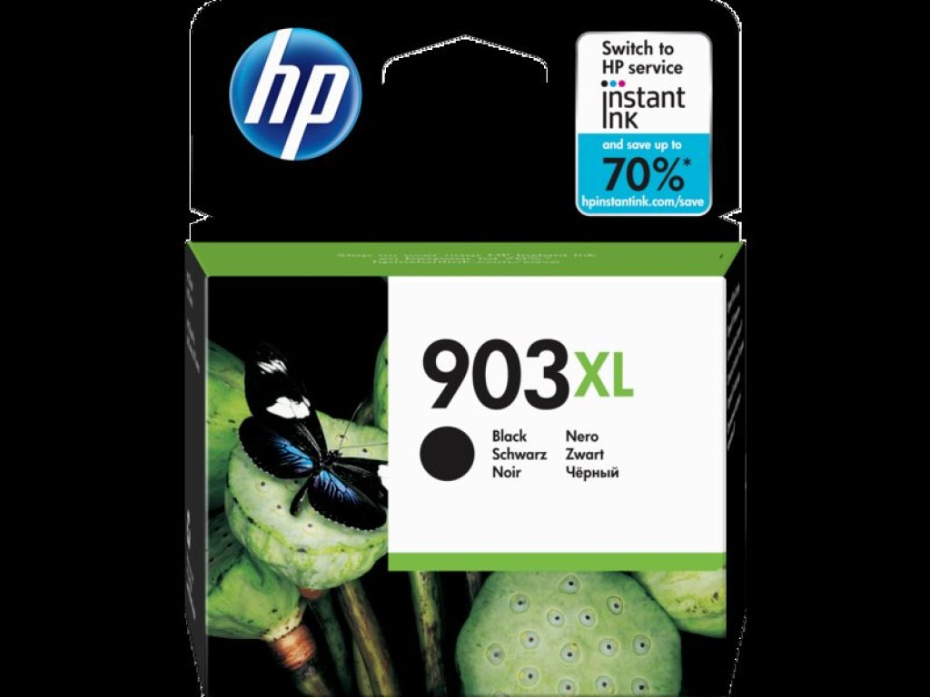 HP cartridge č. 903XL, black (T6M15AE)