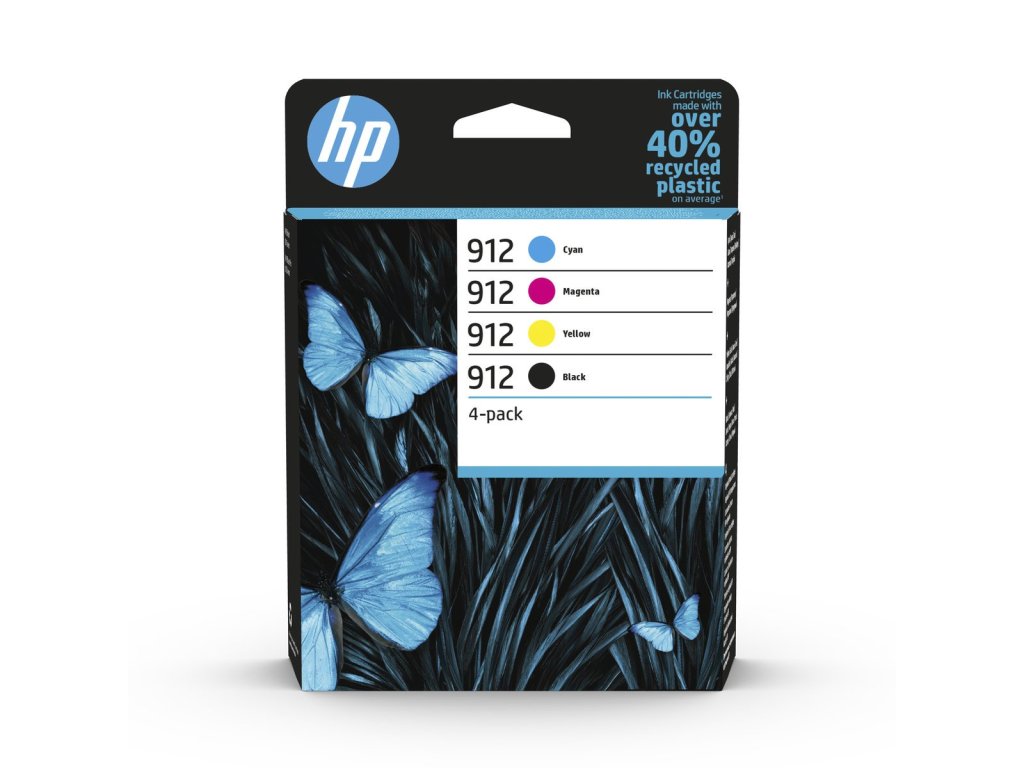 HP cartridge č. 912, CMYB (6ZC74AE)
