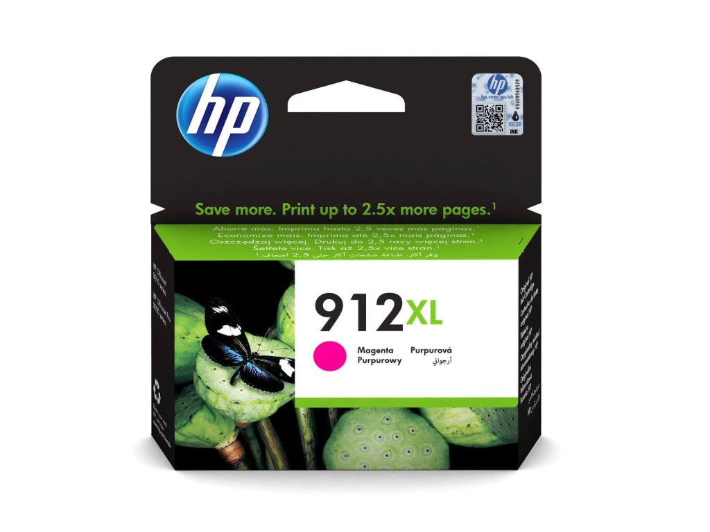HP cartridge č. 912XL, magenta (3YL82AE)