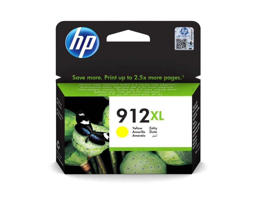 HP cartridge č. 912XL, yellow (3YL83AE)