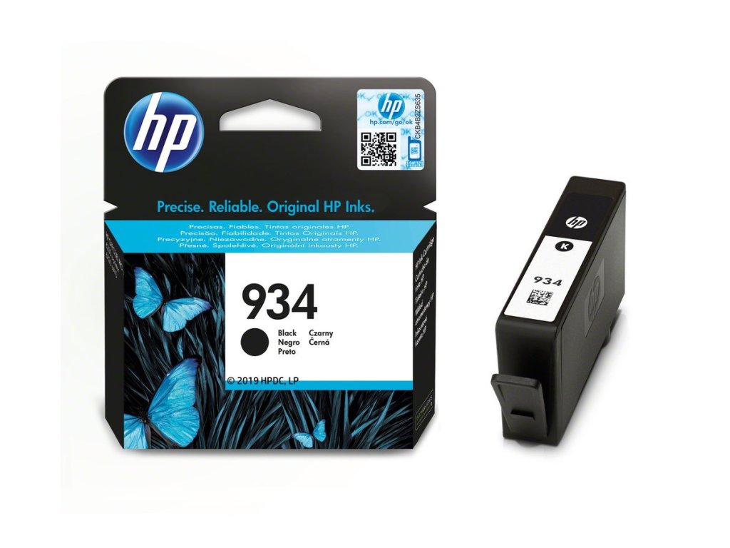 HP cartridge č. 934, black (C2P19AE)