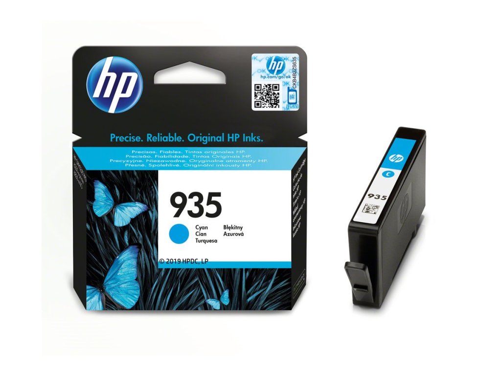 HP cartridge č. 935, cyan (C2P20AE)