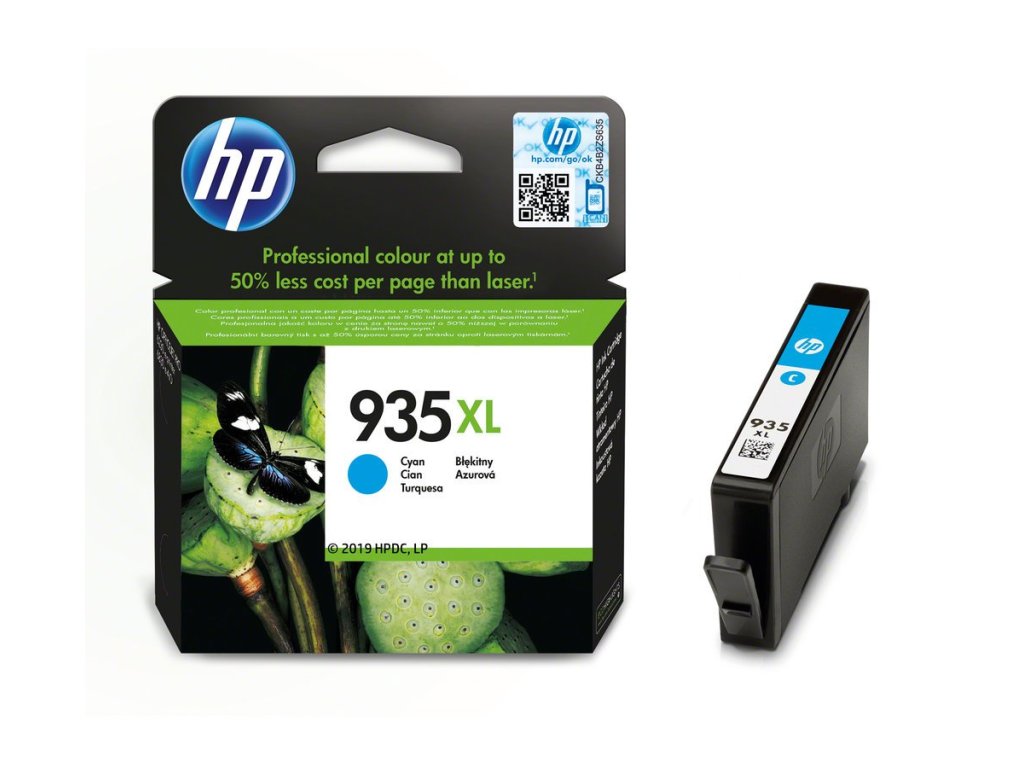 HP cartridge č. 935XL, cyan (C2P24AE)