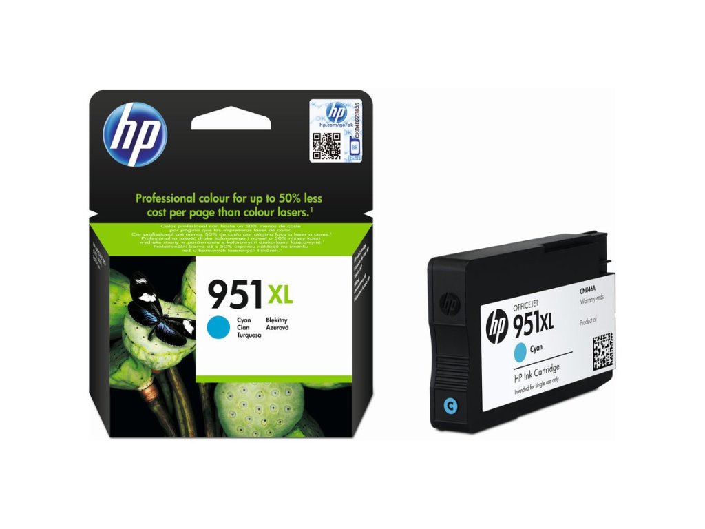 HP cartridge č. 951XL, cyan (CN046AE)