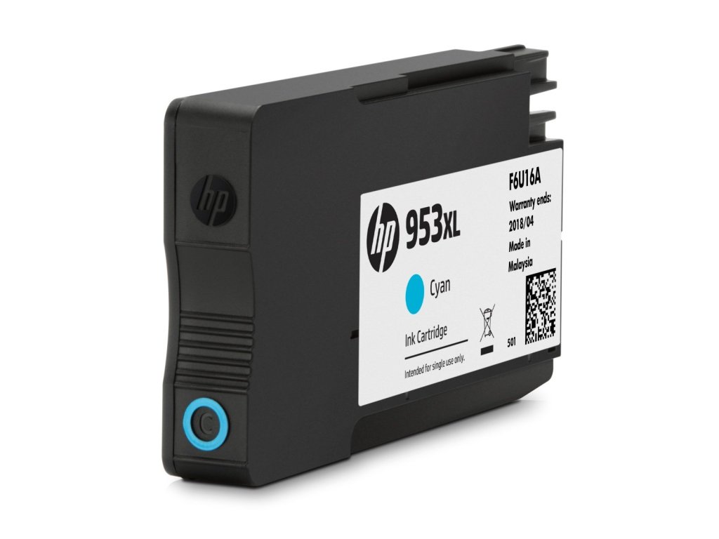 HP cartridge č. 953XL, cyan (F6U16AE)