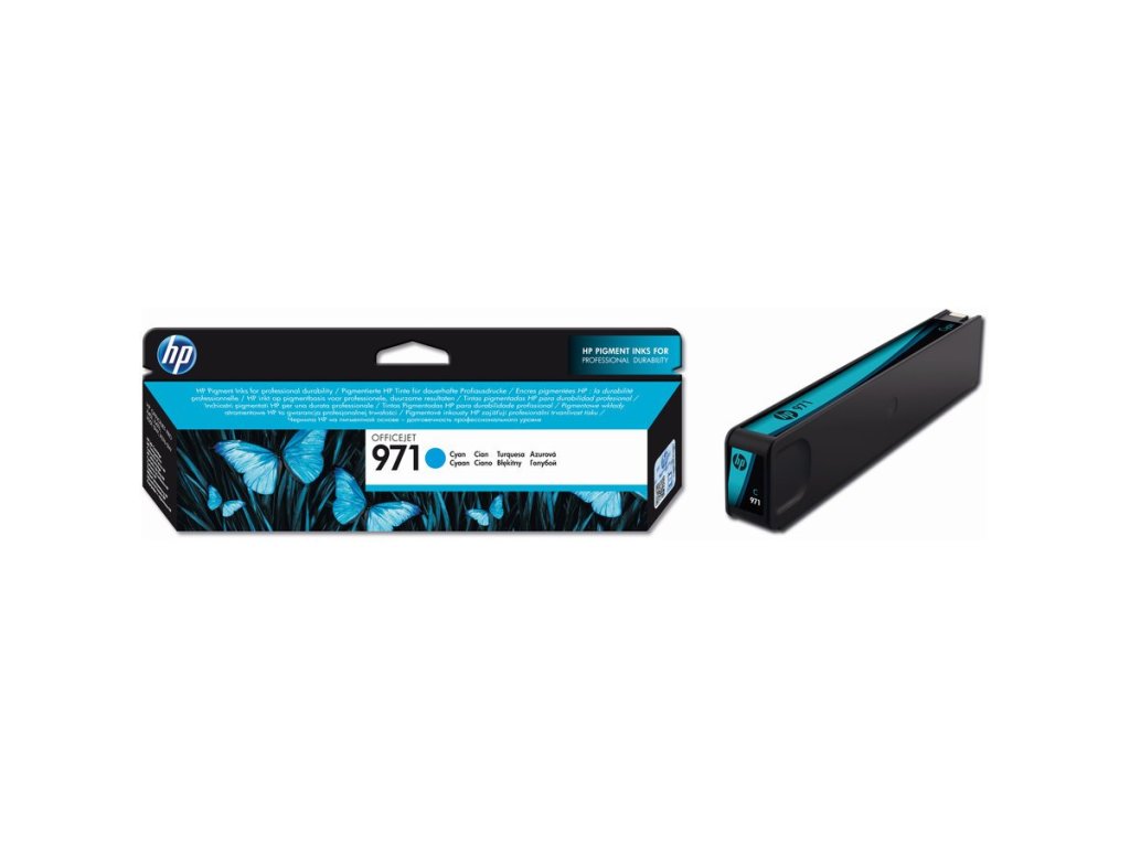 HP cartridge č. 971, cyan (CN622AE)
