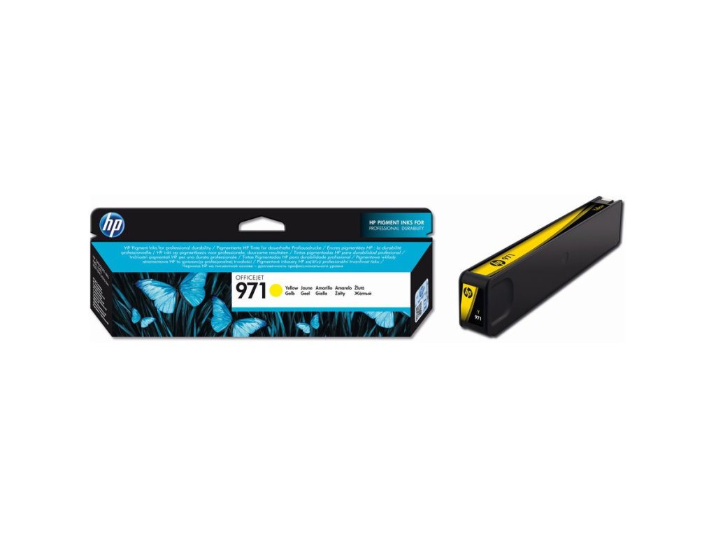 HP cartridge č. 971, yellow (CN624AE)