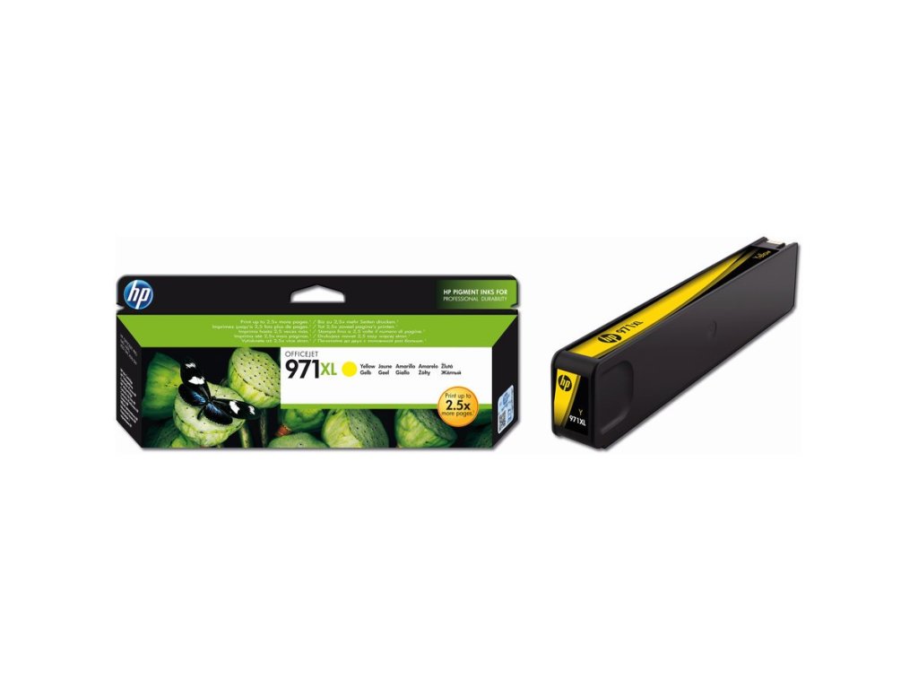 HP cartridge č. 971XL, yellow (CN628AE)