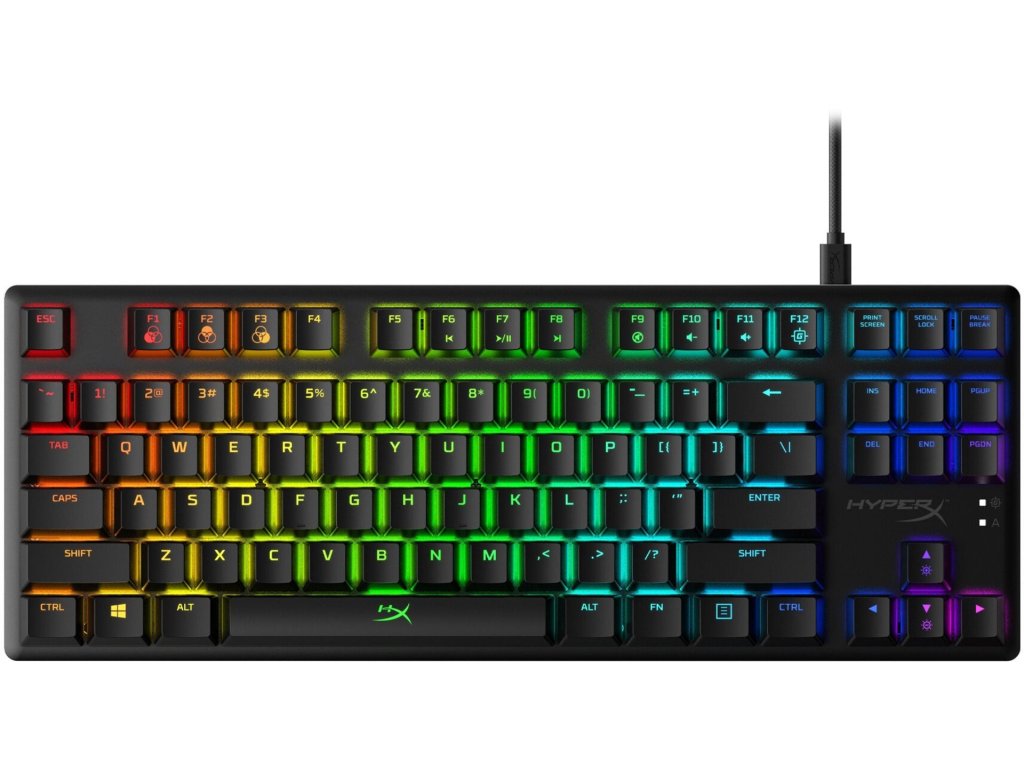 HP HyperX Alloy Origins Core/Drátová USB/US layout/černá (4P5P1AA#ABA)