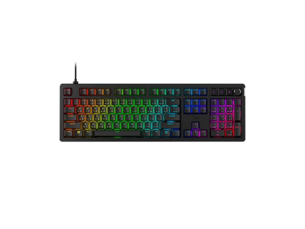 HP HyperX Alloy Rise/Drátová USB/US layout/černá (7G7A3AA#ABA)