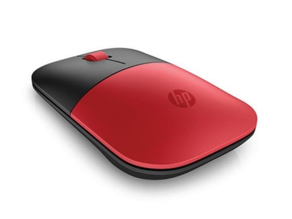 HP myš Z3700 bezdrátová červená (V0L82AA#ABB)