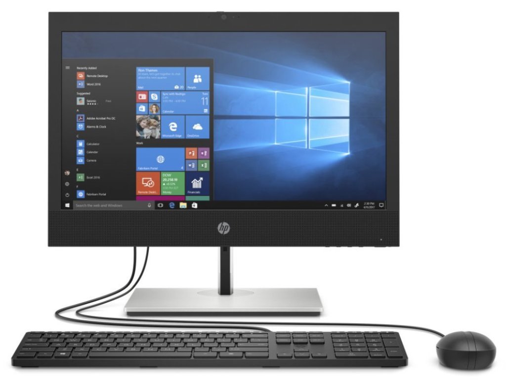 HP ProOne 400 G6 AiO - 20" 1920x1080 FHD, i3-10100T, 8GB RAM, 256GB SSD, Intel UHD 630, W10 Pro, šedý (23G70EA#BCM)