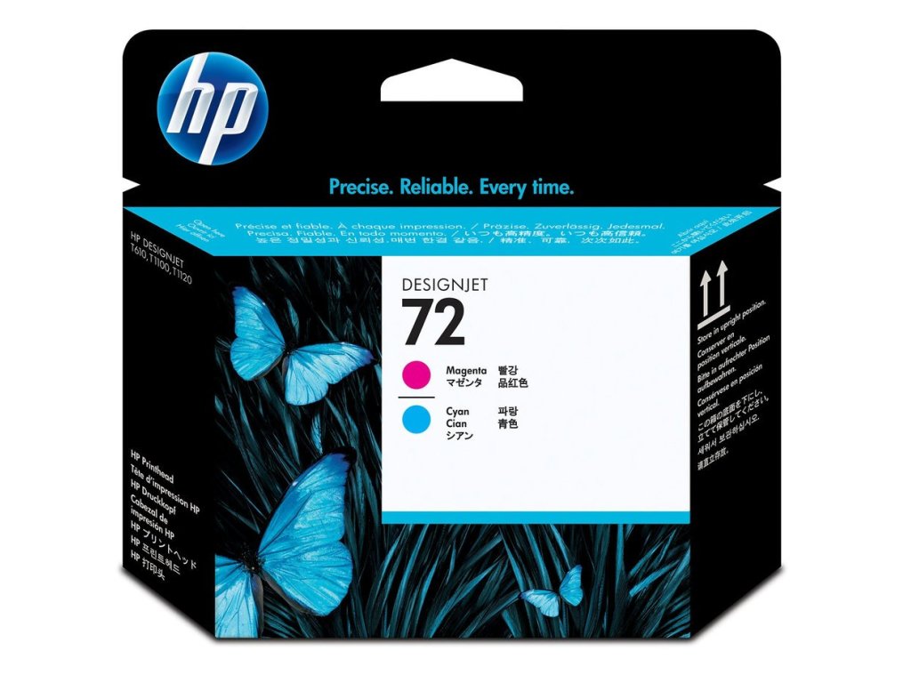 HP tisková hlava č.72, cyan/magenta (C9383A)