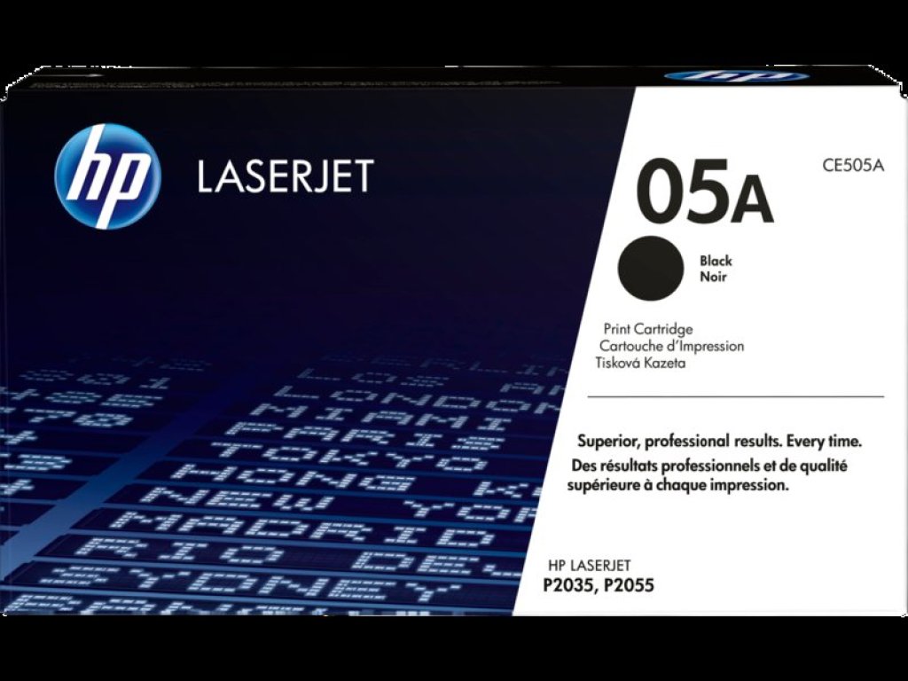 HP toner č. 05A, black (CE505A)