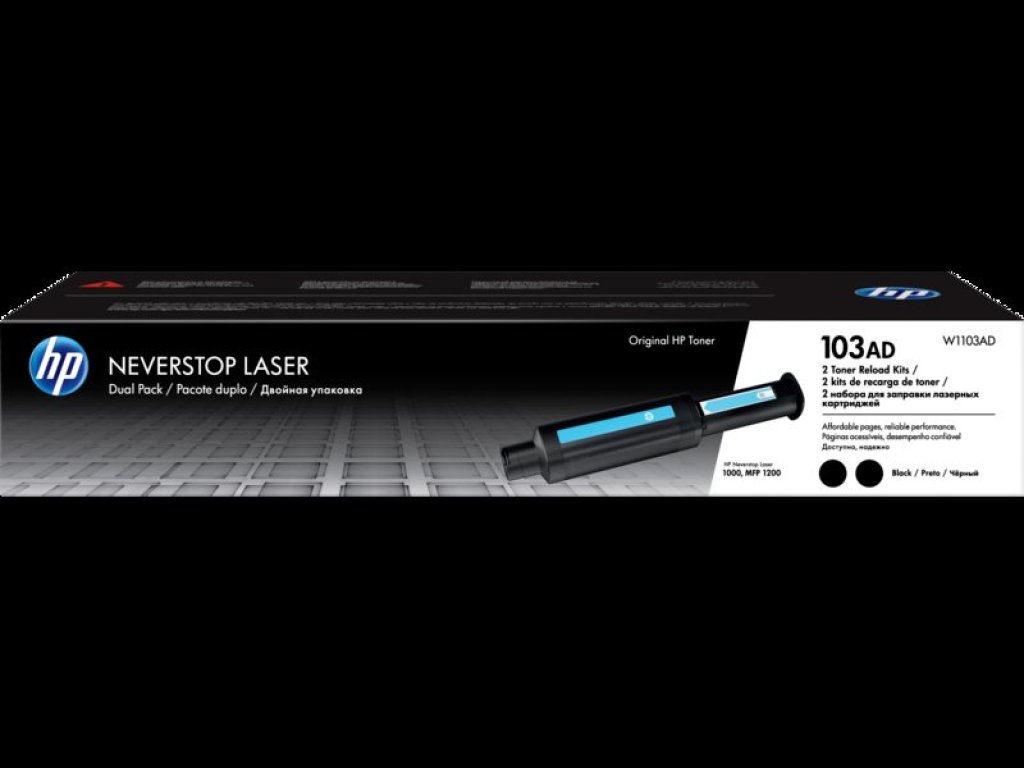 HP toner č.103AD, black (W1103AD)