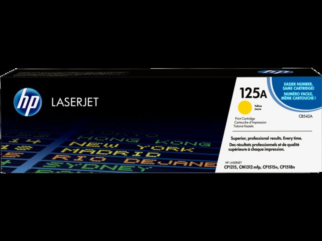 HP toner č. 125A, yellow (CB542A)
