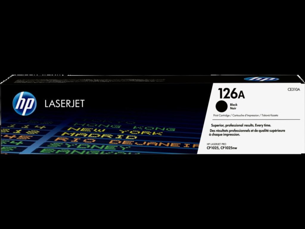 HP toner č. 126A, black (CE310A)