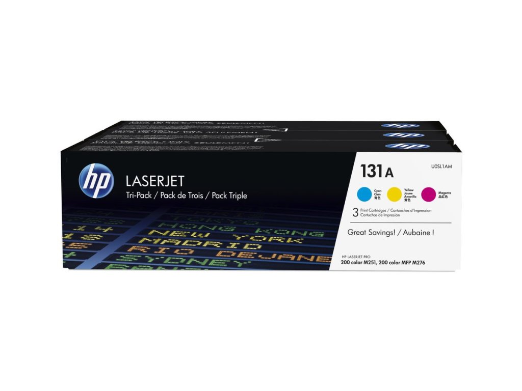 HP toner č. 131A, CMY (U0SL1AM)