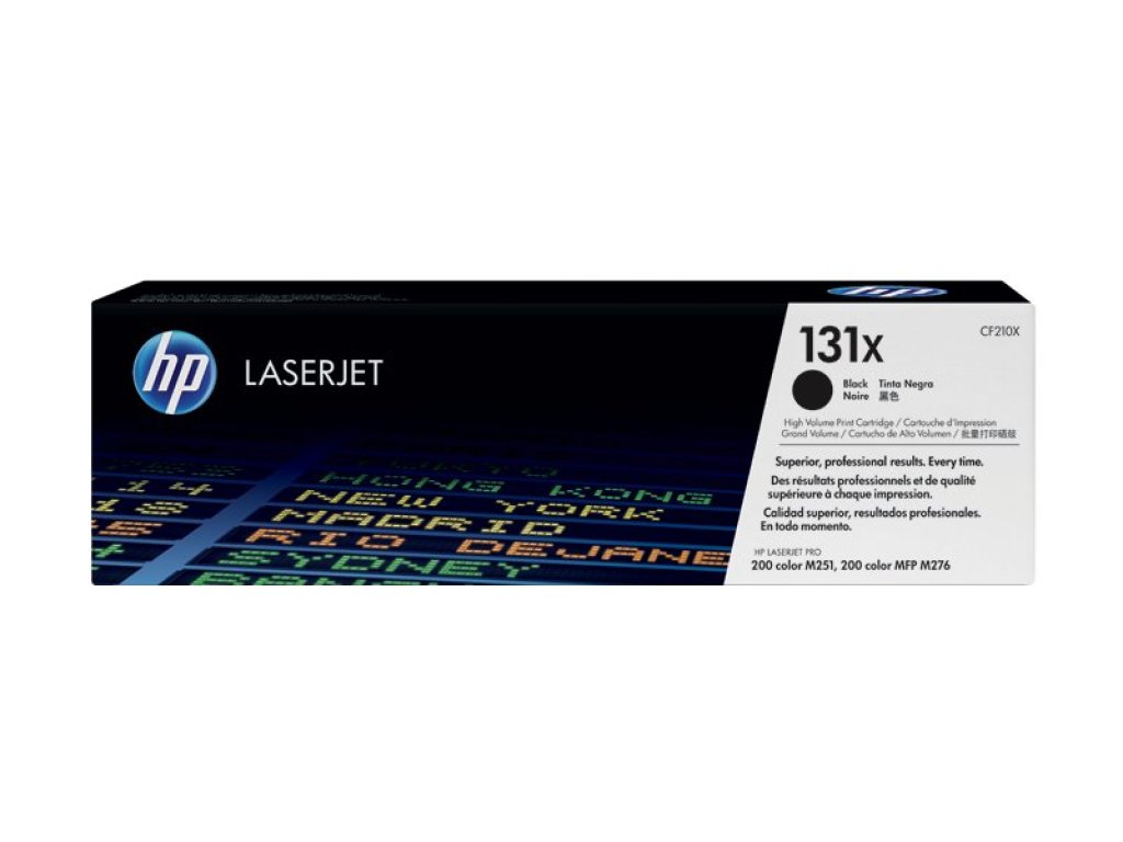 HP toner č. 131X, black (CF210X)