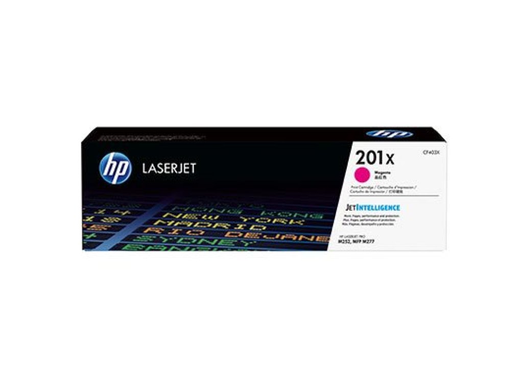HP toner č. 201X, magenta (CF403X)