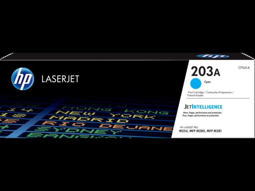 HP toner č. 203A, cyan (CF541A)
