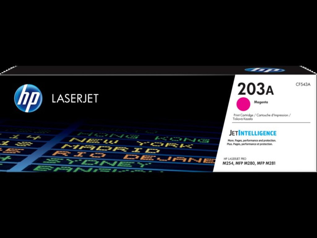 HP toner č. 203A, magenta (CF543A)