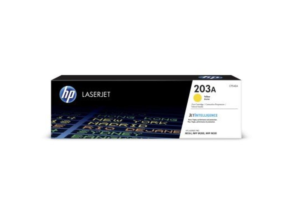 HP toner č. 203A, yellow (CF542A)