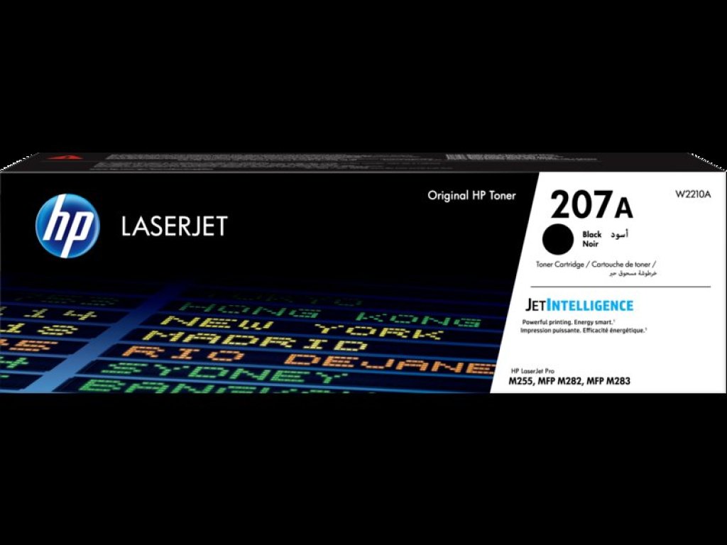 HP toner č. 207A, black (W2210A)