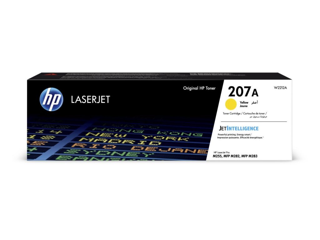 HP toner č. 207A, yellow (W2212A)
