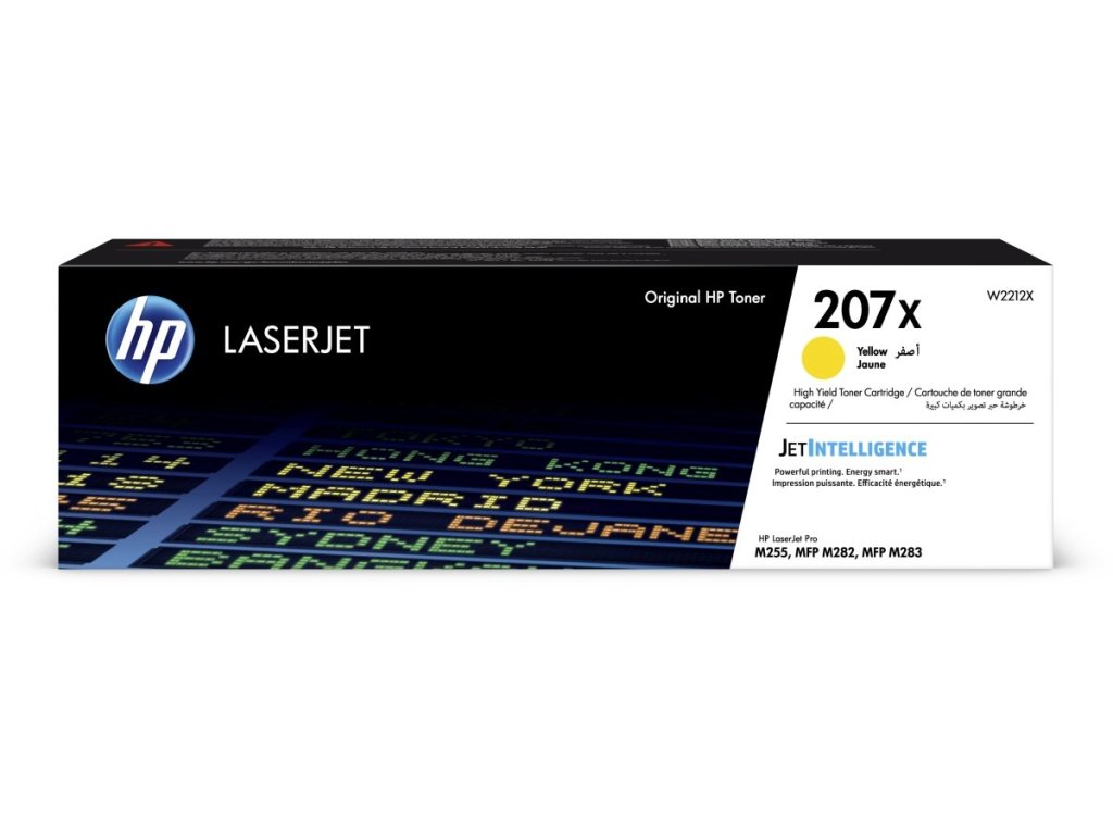 HP toner č. 207X, Žlutý (W2212X)