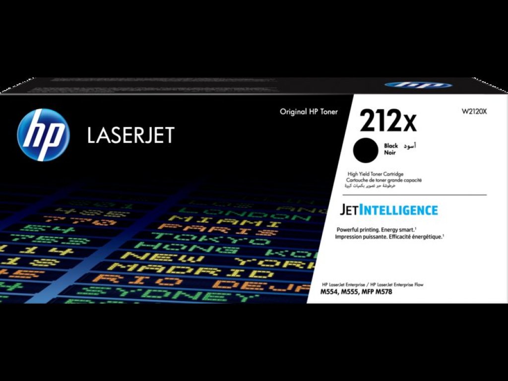 HP toner č. 212X, black (W2120X)