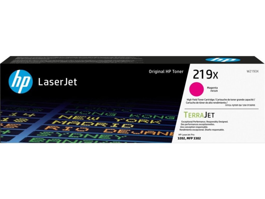 HP toner č. 219X, magenta (W2193X)