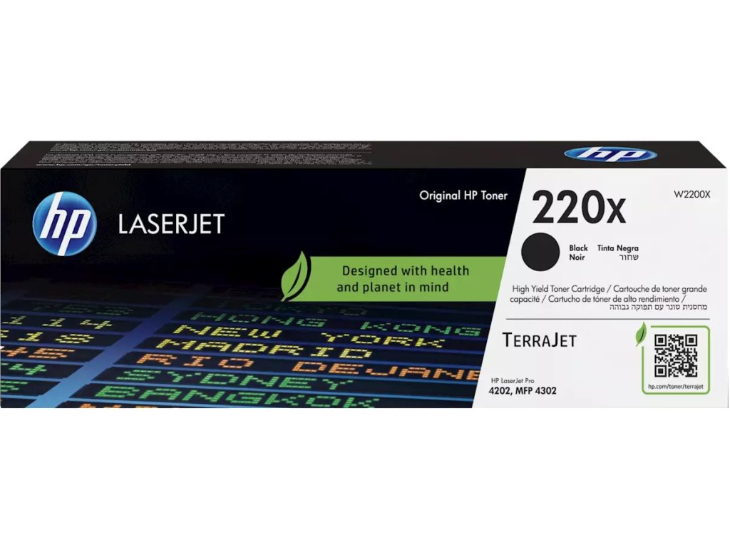 HP toner č. 220X, cerná (W2200X)