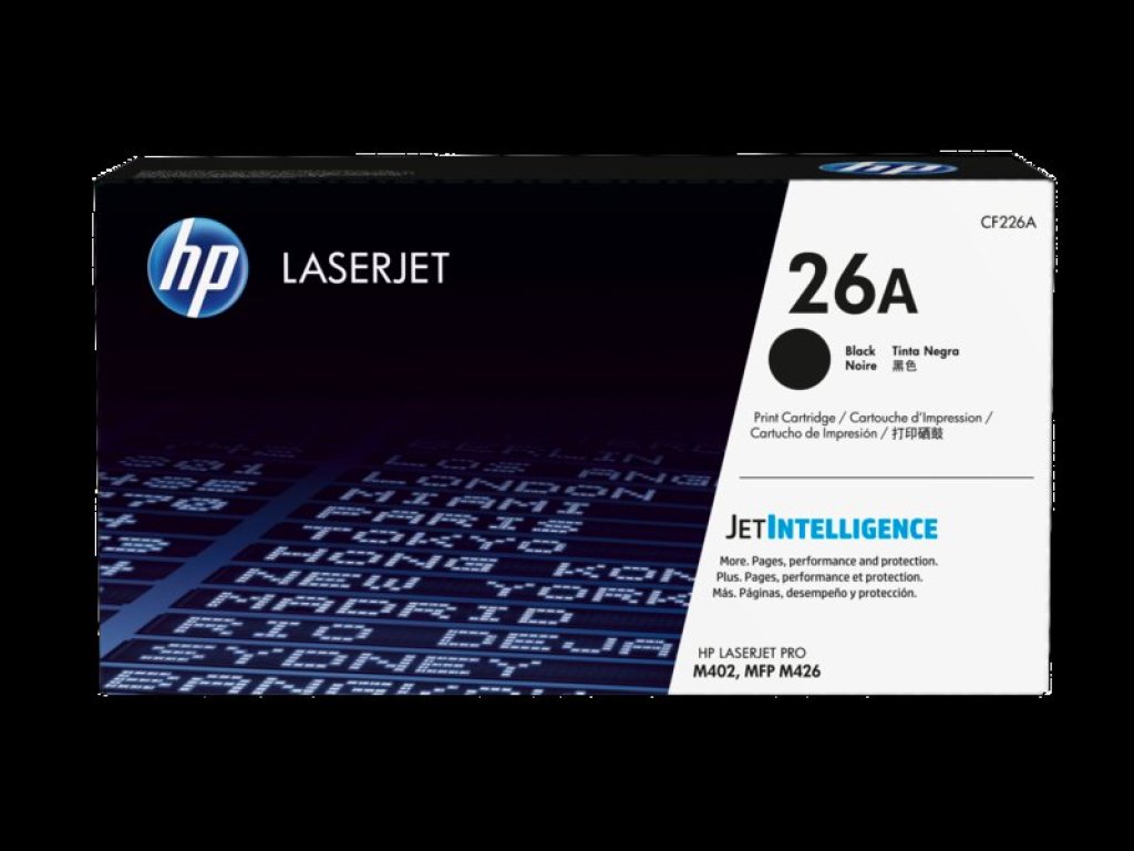 HP toner č. 26A, black (CF226A)