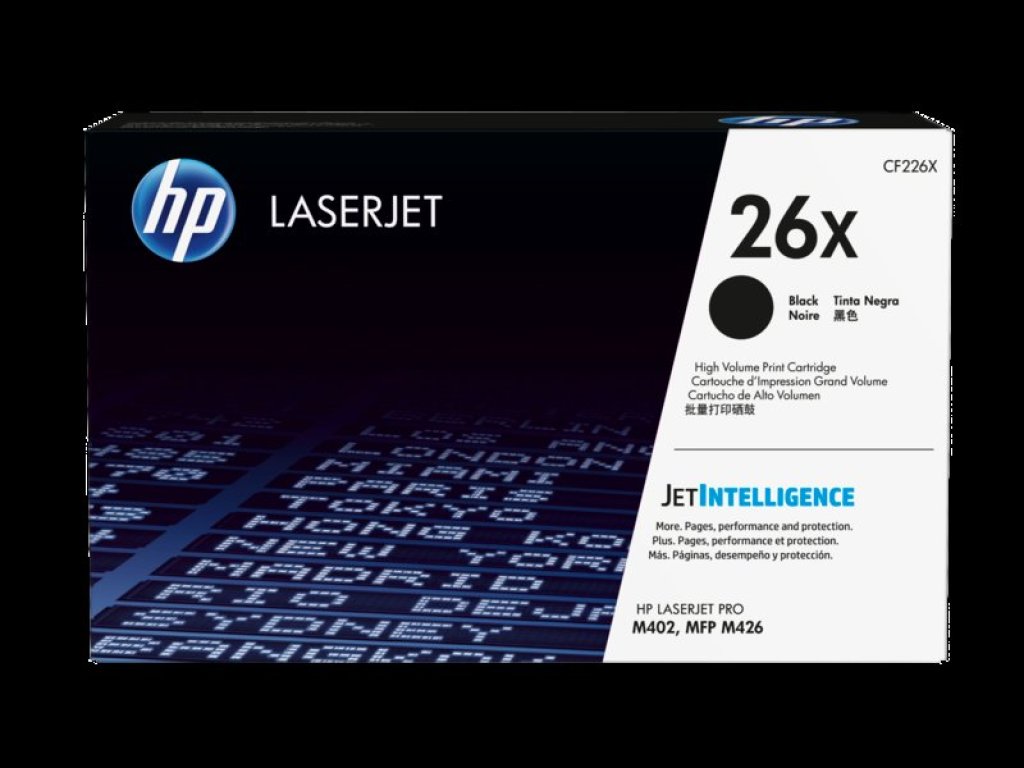 HP toner č. 26X, black (CF226X)