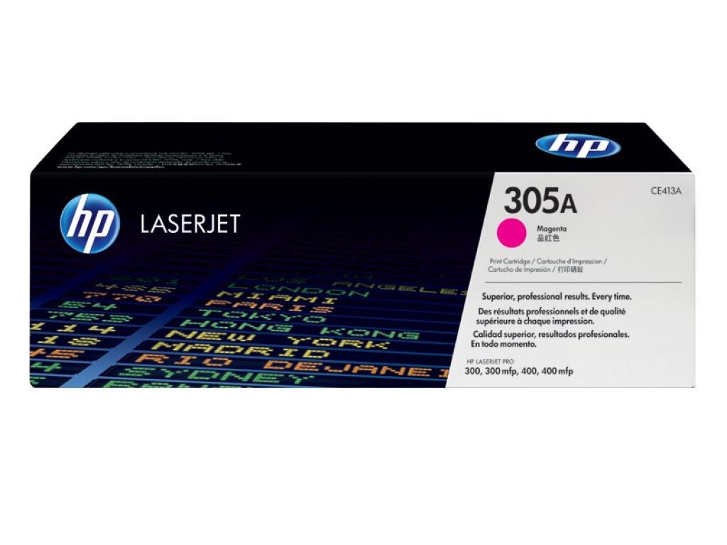 HP toner č. 305A, magenta (CE413A)