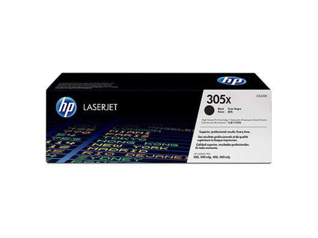 HP toner č. 305X, black (CE410X)